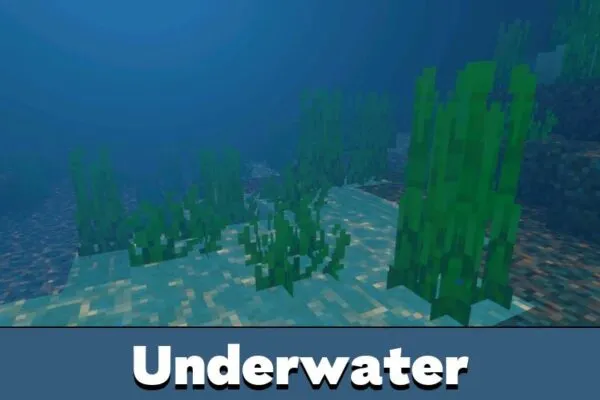 Underwater from Newb Aero Shader for Minecraft PE