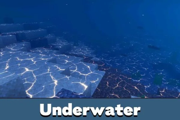 Underwater from Trailer Visuals Shader Minecraft PE
