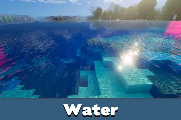 Water from Mellow Shaders for Minecraft PE