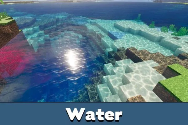 Water from Mike Visuals Shader for Minecraft PE