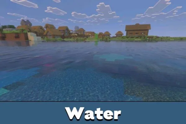 Water from Newb Aero Shader for Minecraft PE
