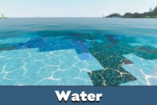 Water from Trailer Visuals Shader Minecraft PE