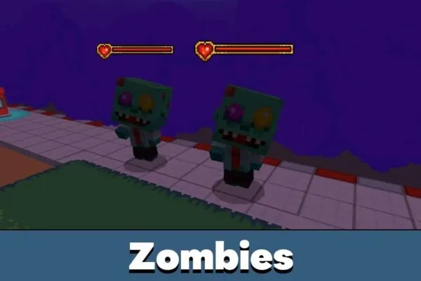 Zombies from Sugar Rush mod for Minecraft PE