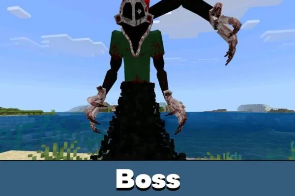 Boss from Omedweller Mod for Minecraft Bedrock