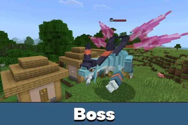 Boss from Palcraft Mod for Minecraft Bedrock