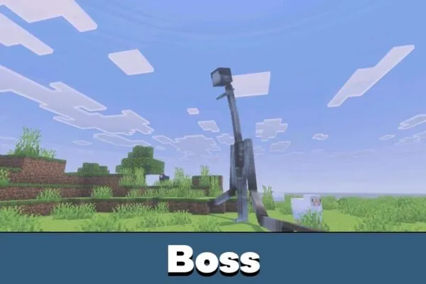 Boss from The Imitators Mod for Minecraft Bedrock