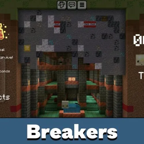 Cube Breakers Map for Minecraft Bedrock