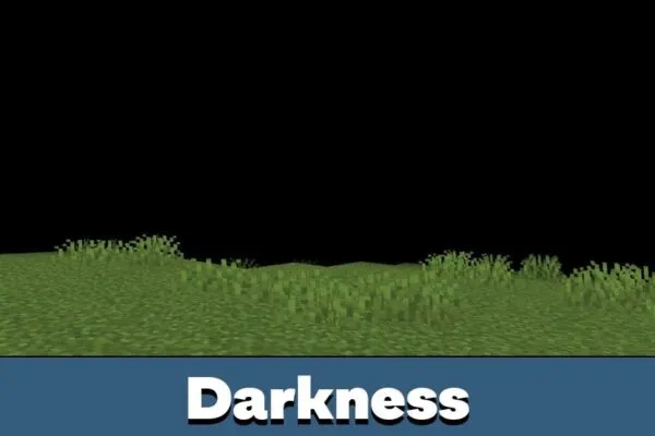 Darkness from The Anomaly Rephased mod for Minecraft Bedrock