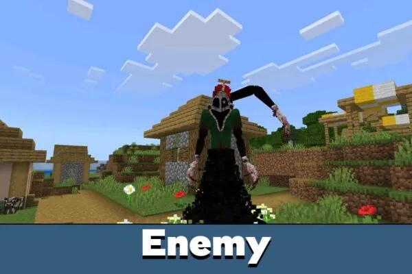 Enemy from Omedweller Mod for Minecraft Bedrock