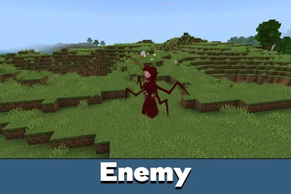 Enemy from The Growling Man Mod for Minecraft Bedrock