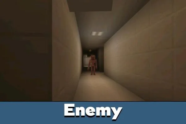 Enemy from The Strange Passenger Horror Map for Minecraft Bedrock