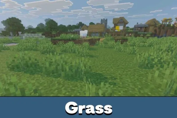 Grass from ACD Shaders for Minecraft Bedrock