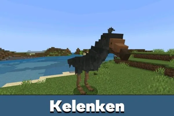 Kelenken from Ice Age Mod for Minecraft Bedrock