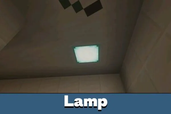 Lamp from The Strange Passenger Horror Map for Minecraft Bedrock
