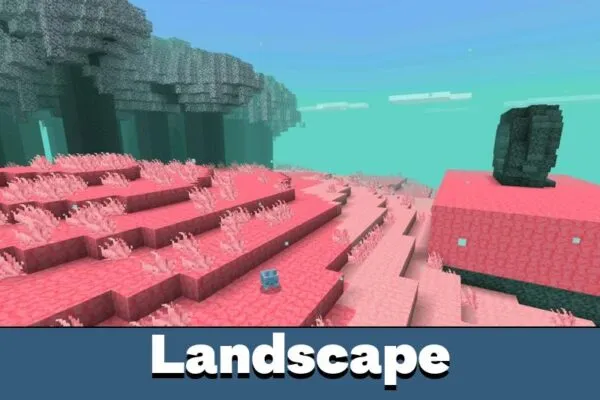 Landscape from The Sift Mod for Minecraft Bedrock