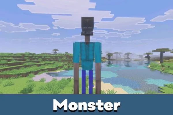 Monster from The Imitators Mod for Minecraft Bedrock
