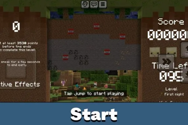 Start from Cube Breakers Map for Minecraft Bedrock