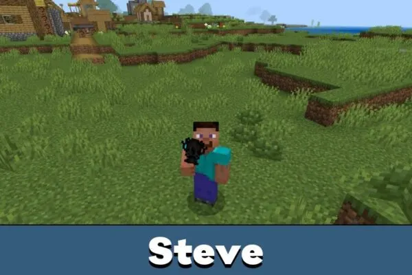 Steve from The Anomaly Rephased mod for Minecraft Bedrock