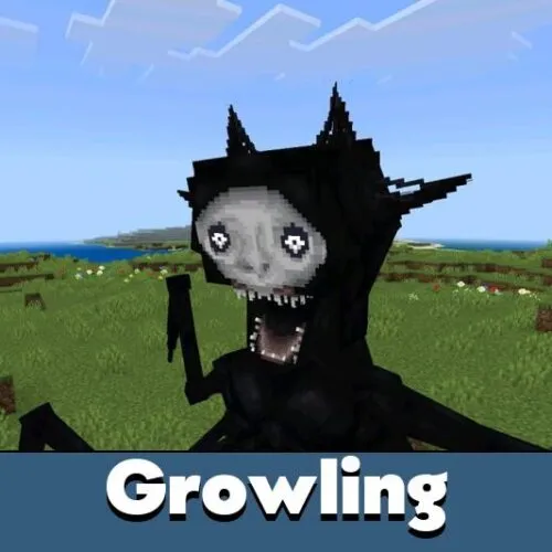The Growling Man Mod for Minecraft Bedrock