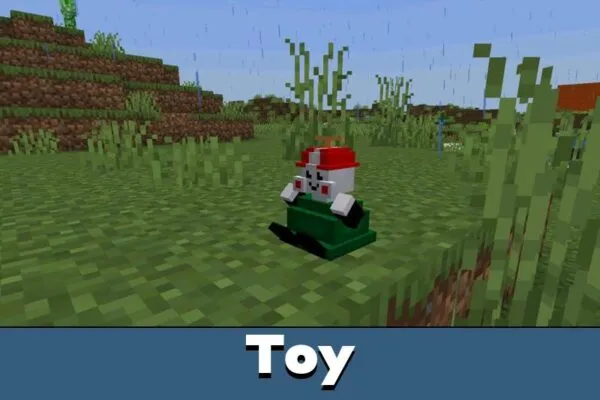 Toy from Omedweller Mod for Minecraft Bedrock