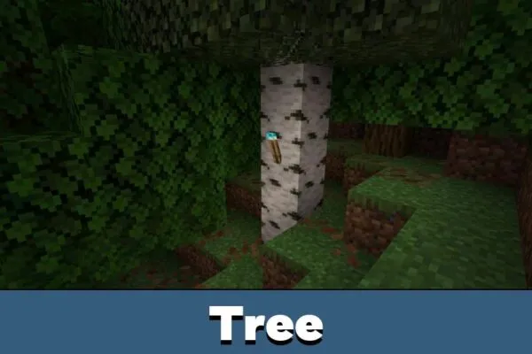 Tree from The Disturbed Mod for Minecraft Bedrock