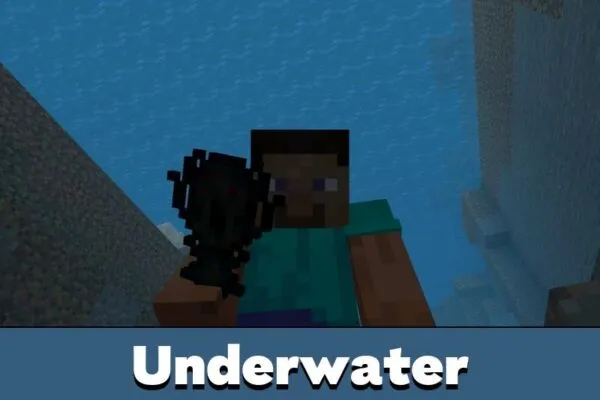 Underwater from The Anomaly Rephased mod for Minecraft Bedrock