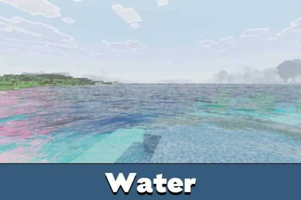 Water from ACD Shaders for Minecraft Bedrock