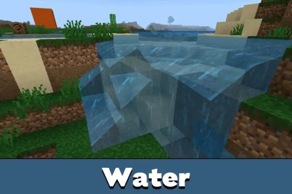 Water from Debo Shader for Minecraft Bedrock