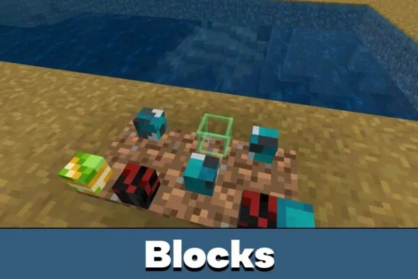 Blocks from Invent Aeronautics Mod for Minecraft Bedrock