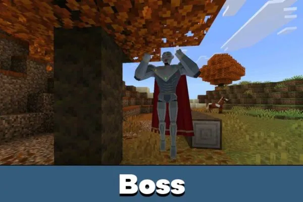 Boss from Infinity Ultron Mod for Minecraft Bedrock