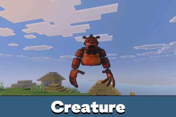 Creature from I see you Mod for Minecraft Bedrock