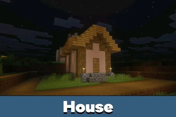 House from IzH RD Shader for Minecraft Bedrock