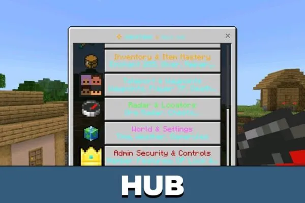 HUB from CheatBox for Minecraft Bedrock