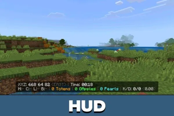 HUD from Verxhade Client for Minecraft Bedrock