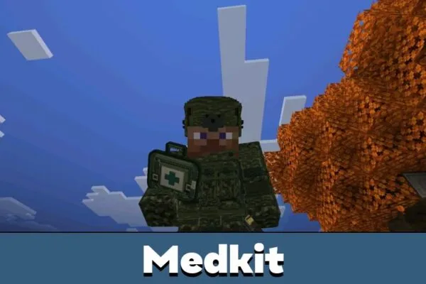 Medkit from Nordic Operations Mod for Minecraft Bedrock