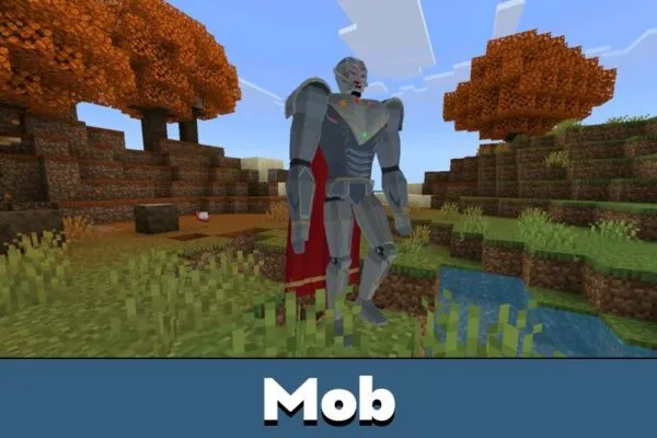 Mob from Infinity Ultron Mod for Minecraft Bedrock