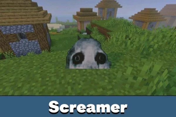 Screamer from I see you Mod for Minecraft Bedrock