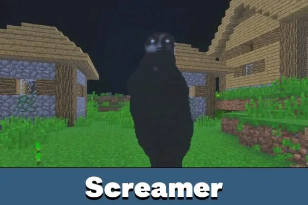 Screamer from No Players Online Mod for Minecraft Bedrock
