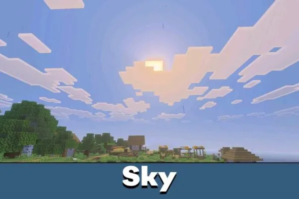 Sky from Horizon Shader for Minecraft Bedrock