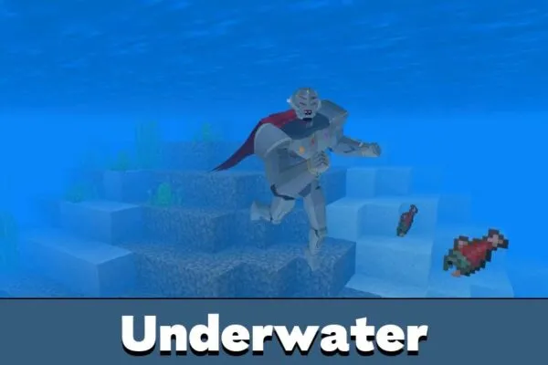 Underwater from Infinity Ultron Mod for Minecraft Bedrock