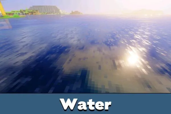 Water from Tiamat Visuals Shader for Minecraft Bedrock