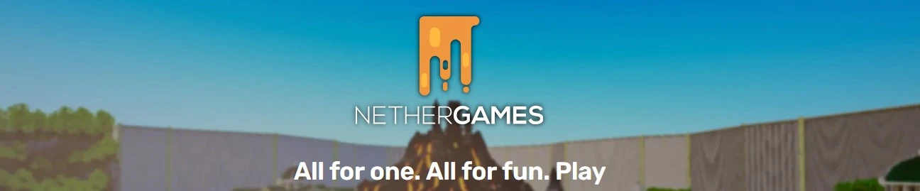 NetherGames. Competitive minigame network — BedWars, SkyWars, Duels, Murder Mystery.